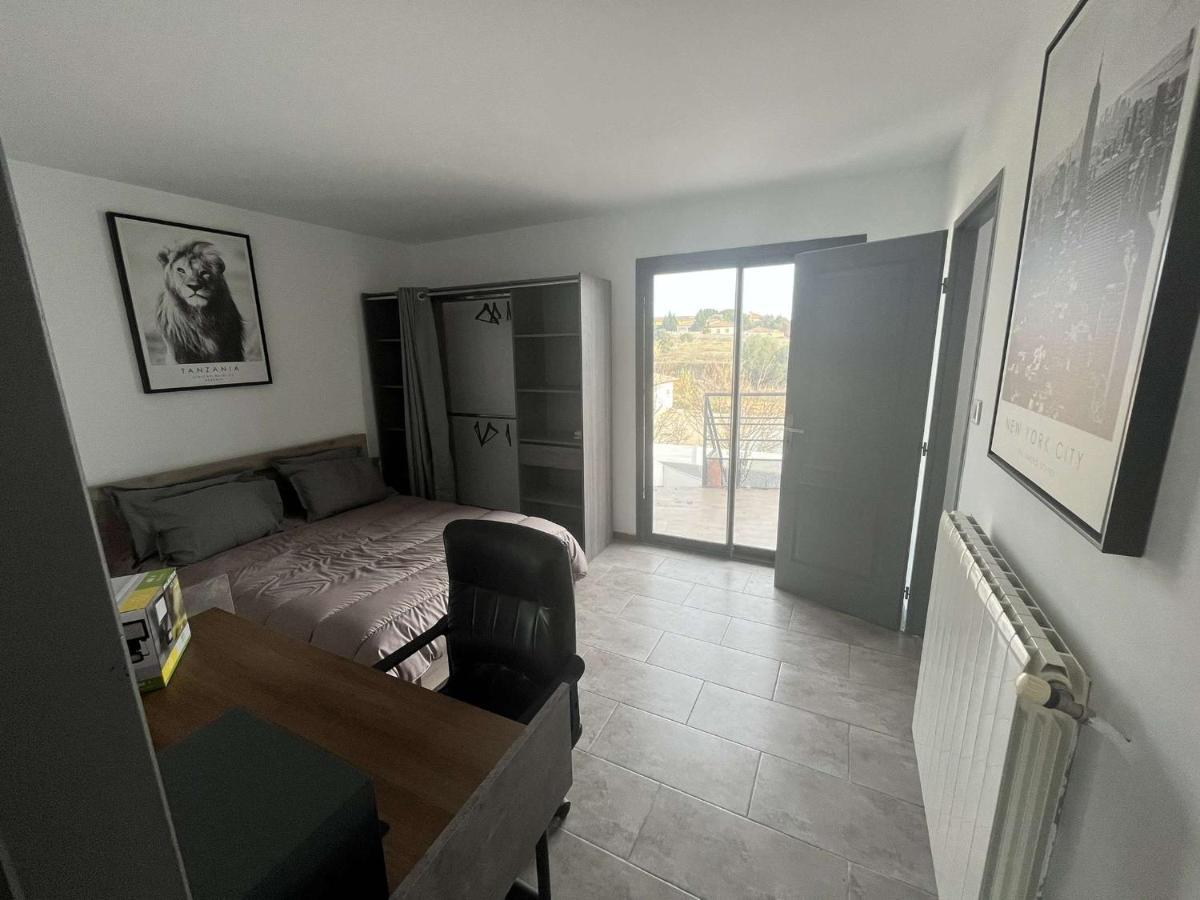 Superbe Appartement Avec Piscine Et Spa Privatif Villeneuve-lès-Béziers Dış mekan fotoğraf